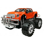 Odťahovacie vozidlo Monster Truck s autom 58 cm oranžové